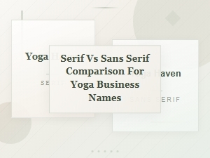 Best Sans Serif Fonts for Yoga Business Names Compared